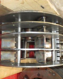 Rotor MBM 25 - 48mm Shaft complete with Hammer Cam M&M